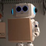 AI-robot-in-ecommerce-moving-product-box